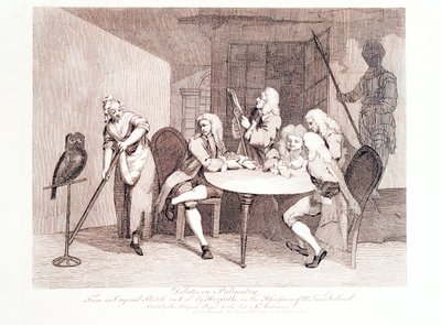 Debatter om palmistry, 1700-tallet af J Haynes