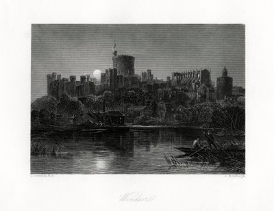 Windsor Castle, Berkshire, 1800-tallet af J. Horsburgh