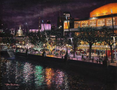 Festival Hall, 2000 (oliemaleri) af J Hugh L Beattie