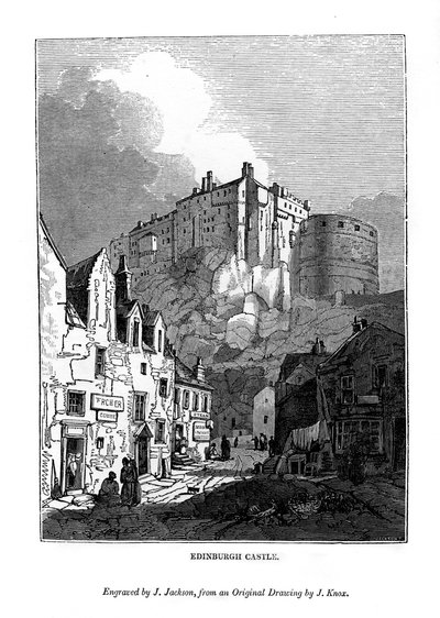 Edinburgh Castle, c1535-1570 1843 af J. Jackson