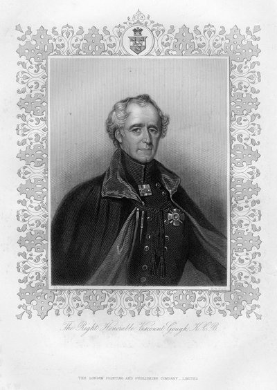 The Right Honorable Viscount Gough, 1800-tallet. af J. Jackson