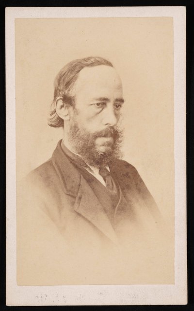Portræt af James Croll 1821-1890, før 1876. af J McPherson