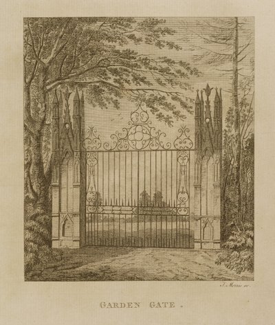 Haveport ved Strawberry Hill af J. Morris