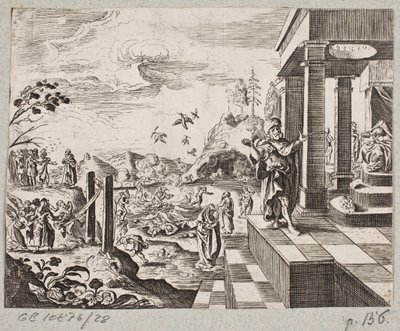 Illustration til Adam Olearius, "Persisk Rosenthal af en genial digter Schich Saadi […]", Slesvig 1660 af J. Muller