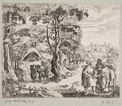 Illustration til Adam Olearius, "Persisk Rosenthal af en genial digter Schich Saadi […]", Slesvig 1660 af J. Muller