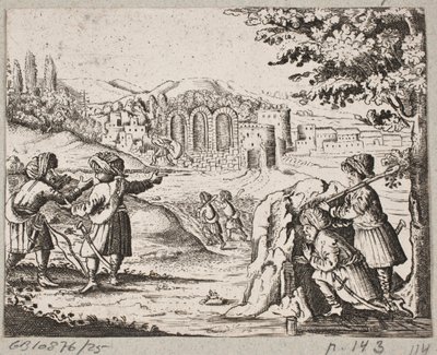 Illustration til Adam Olearius, "Persisk Rosenthal af en genial digter Schich Saadi […]", Slesvig 1660 af J. Muller