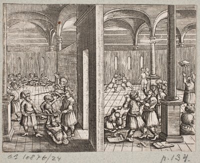 Illustration til Adam Olearius, "Persisk Rosenthal af en genial digter Schich Saadi […]", Slesvig 1660 af J. Muller