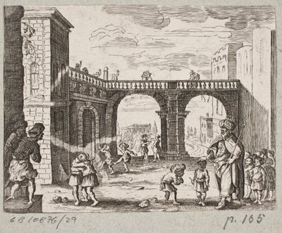 Illustration til Adam Olearius, "Persisk Rosenthal af en genial digter Schich Saadi […]", Slesvig 1660 af J. Muller