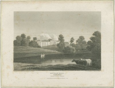Enville Hall: gravering, nd [c 1814] (tryk) af John Preston Neale