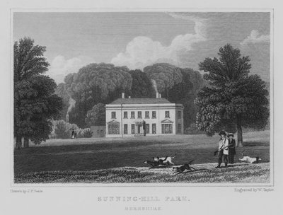 Sunning-Hill Park, Berkshire (gravering) af John Preston Neale