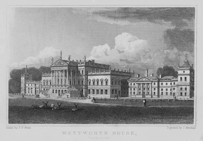 Wentworth House, Yorkshire af John Preston Neale