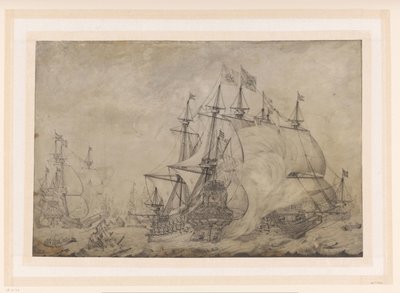 Slaget ved Terheide, 1653 af J. Plas