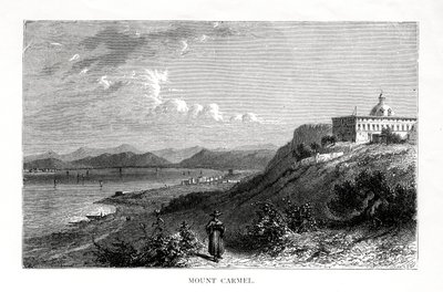 Mount Carmel, Israel, 1800-tallet. af J. Quartley