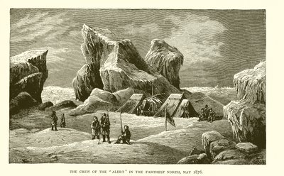 Besætningen på Alert længst mod nord, maj 1876 af J. R. Sinclair