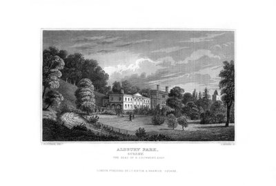 Aldbury Park, Surrey, 1829. af J. Rogers