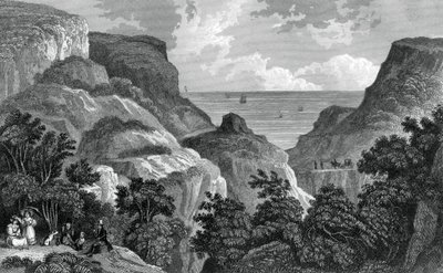 Danes Dyke, c1800-tallet. af J. Rogers