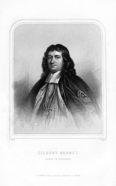 Gilbert Burnet, skotsk teolog og historiker, 1870 af J. Rogers