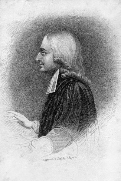 John Wesley, metodistleder, 1800-tallet. af J. Rogers