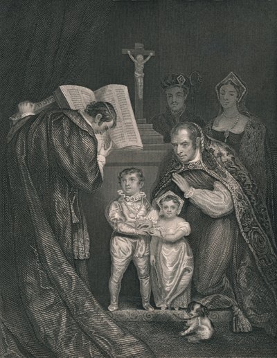Richard Duke of Yorks ægteskab. Bror til Edward V., 1478, 1821, midten af det 19. århundrede. af J. Rogers
