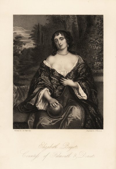 Elizabeth Bagot, eller Mary, grevinde af Falmouth og Dorset, kone til Charles Berkeley af J. Thomson
