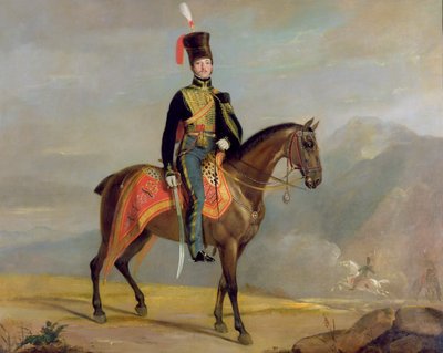 Kaptajn William Drummond (1796-1881) 10. husarer, 1819 af J. Watson