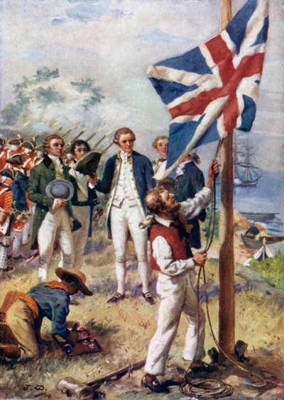 Jeg tog nu besiddelse af Hans Majestæt Kong George III ved navn New South Wales af J. Williamson