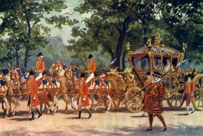Kroningstræneren, kroningsoptog af kong Edward VII af J. Williamson