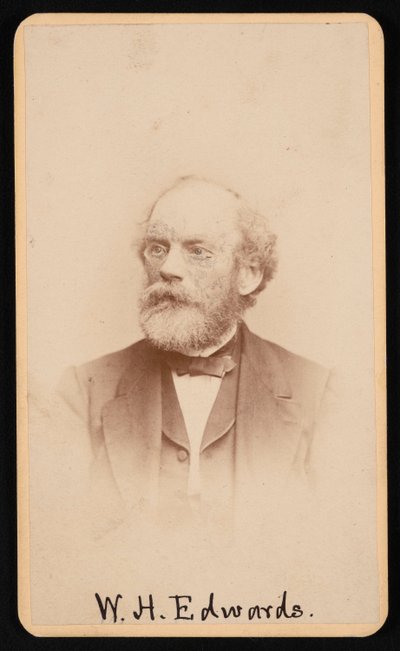Portræt af William Henry Edwards 1822-1909, omkring 1870