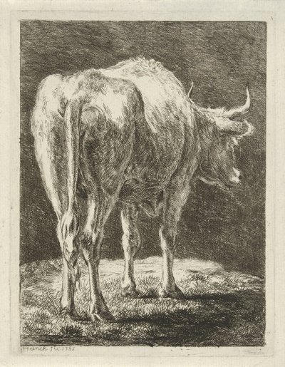 Ko i et landskab af Jabes Heenck
