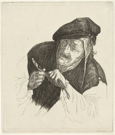 Manden underholder sin pen af Jabes Heenck