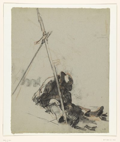 En plæneklipper af Jac van Looij (signed by artist)