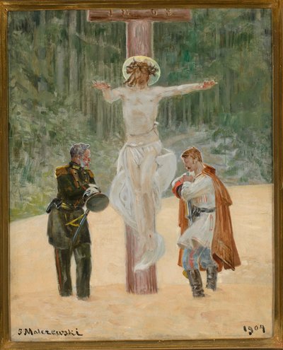 Forsoning (Symbolsk scene fra opstanden i 1863) af Jacek Malczewski