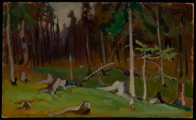 En lysning i skoven af Jacek Malczewski