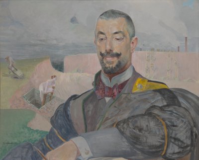 Portræt af Erazm Barącz af Jacek Malczewski