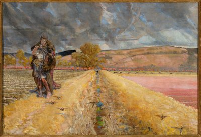 Den hellige Agnes af Jacek Malczewski