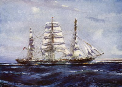 Clipper-skibe: Samuel Plimsoll (farve litho) af Jack (after) Spurling