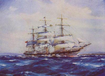 Sejlskib Invercargill af Jack Spurling