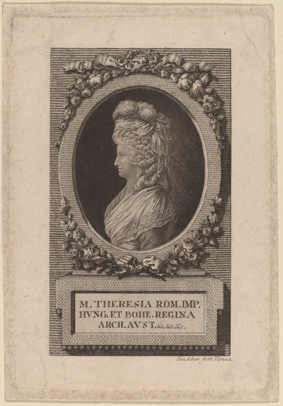 Marie-Thérèse, den hellige romerske kejserinde af Jacob Adam