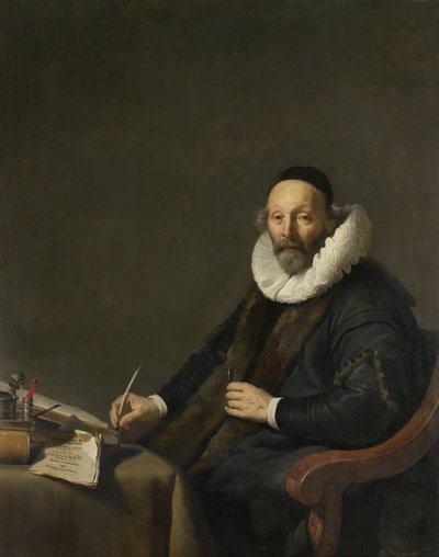 Johannes Wtenbogaert Johannes Wttenbogaert (1557-1644). Remonstrerende minister i Haag af Jacob Adriaensz. Backer