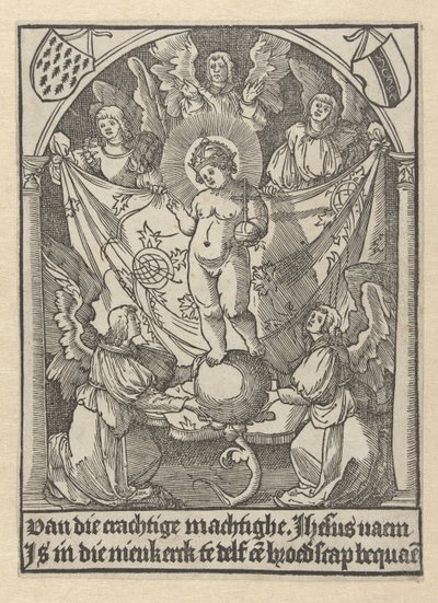 Bøntryk for Jesu broderskab af Jacob Cornelisz van Oostsanen
