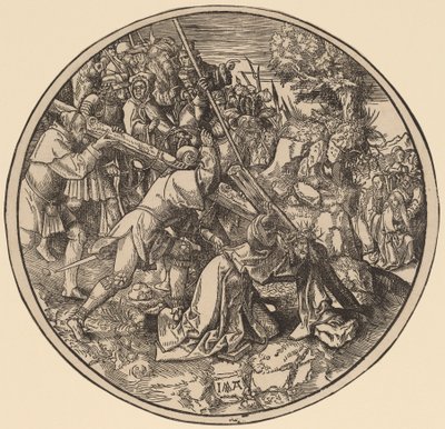 Kristus bærer korset af Jacob Cornelisz van Oostsanen