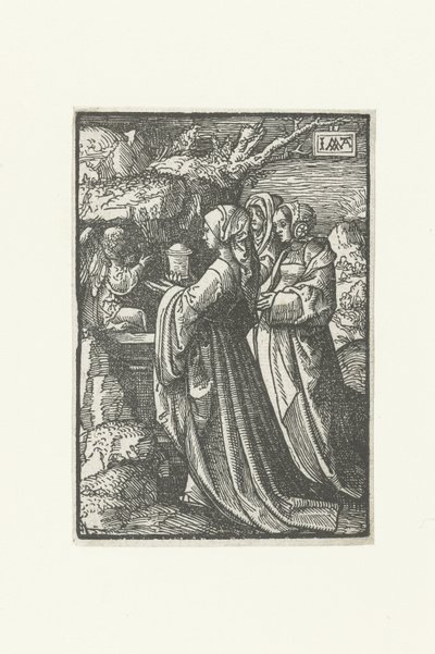 De tre Maryer ved den tomme grav The Little Passion (serietitel) af Jacob Cornelisz van Oostsanen