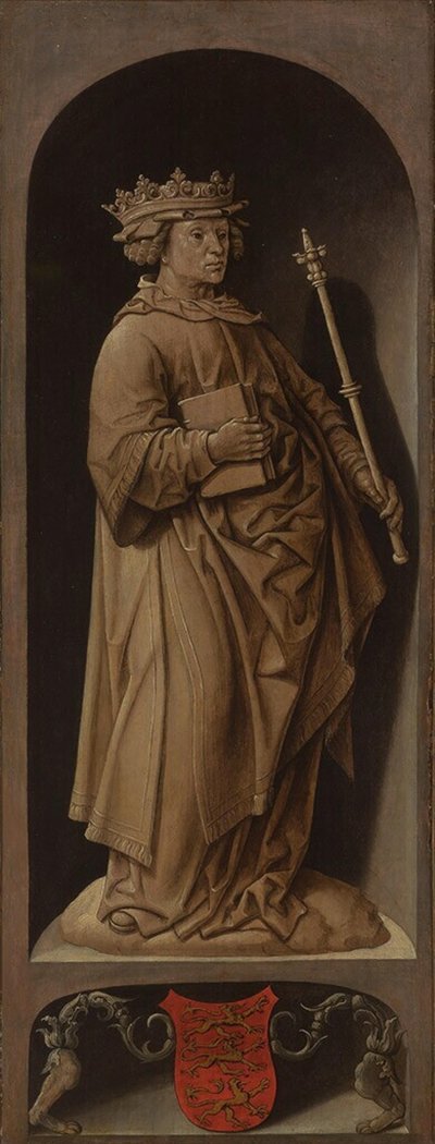 Hollandsk: Sankt Adelbert af Egmond Sankt Adalbert af Jacob Cornelisz van Oostsanen