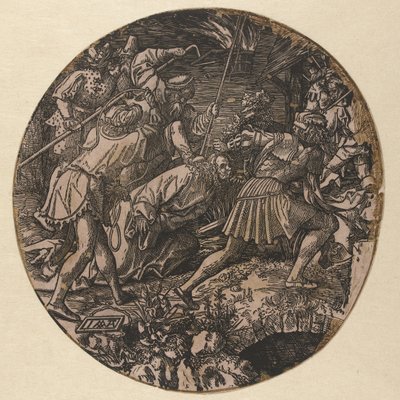 Kristi fangenskab The Round Passion (serietitel) af Jacob Cornelisz van Oostsanen