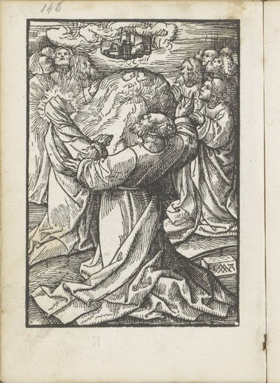 Kristi Himmelfartsdag The Little Passion (serietitel) af Jacob Cornelisz van Oostsanen