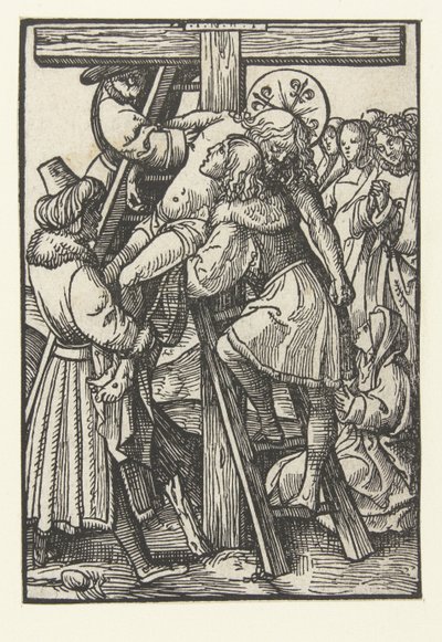 Nedstigning fra korset The Little Passion (serietitel) af Jacob Cornelisz van Oostsanen