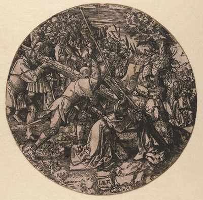 At bære korset The Round Passion (serietitel) af Jacob Cornelisz van Oostsanen