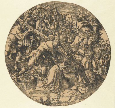 At bære korset The Round Passion (serietitel) af Jacob Cornelisz van Oostsanen