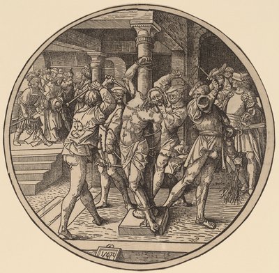 Kristi flagellering og Kristus før Pilatus af Jacob Cornelisz van Oostsanen