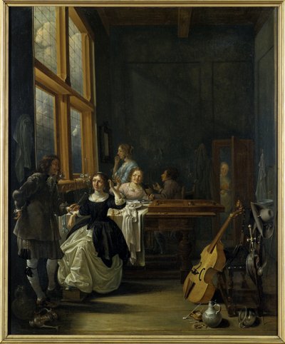 Efter morgenmaden, 1601-50 af Jacob Duck
